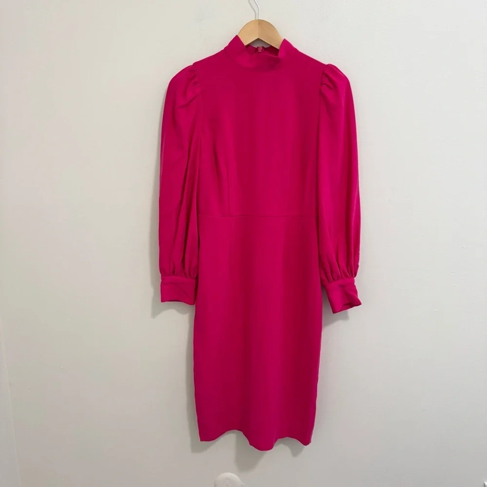 Sergio Hudson for Target Hot Pink Long Sleeve Dress